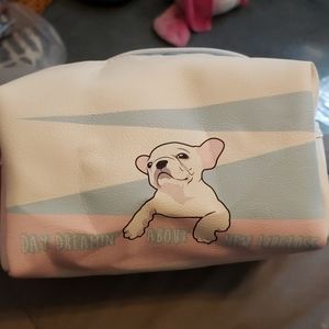 Frenchie Makeup Bag